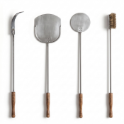 Alfa 90cm Peel Set - Consists of 4 tools Large Peel, Small Peel, Brush and Ember Mover New in box