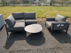 Bramblecrest Brisbane Small Modular Sofa with Sofa Chair and Duo Coffee Tables Set Number A287
