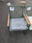 Bramblecrest Wisley Armchair Inc Seat Cushions - Sage Set Number CH26 [Location: Compound]
