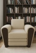 Highpoint Armchair A masterclass in mixed-media upholstery, the Highpoint Armchair by Casa De Lux is