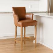 A set of 4 x Medici Bar Stools A masterclass in timeless sophistication and ergonomic comfort, the