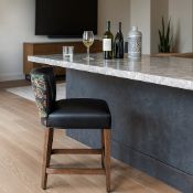 A Set of 4 x Fallon Bar Stools the Fallon Bar Stool by Casa De Lux is a bespoke statement piece