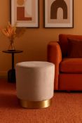 Milly Ottoman A masterclass in understated glamour and textural harmony, the Milly Ottoman by Casa