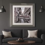 Florence Wall Art The Venice's Hidden Gems framed print is a sophisticated photographic study by