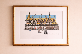 Paul Hogarth OBE RA (British, 1917–2001) Hospice de Beaune, a signed limited edition lithograph