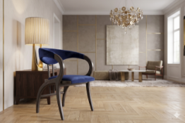 Roxy Dining Chair The Roxy Side Chair is a study in dramatic, sculptural form, designed to serve