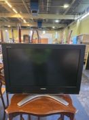 A 32-inch Toshiba REGZA 32C3030D LCD television in a classic minimalist style, featuring a black