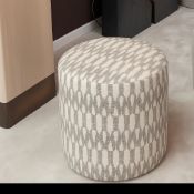 Brera Ottoman A study in organic pattern and textural depth, the Brera Ottoman by Casa De Lux is a