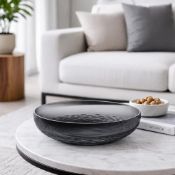 2 x Bethesda - Flat Plate Set. A collection of artisan-crafted vitrified porcelain flat dining