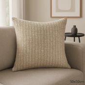 Luxury Dedar - Ginger Cushion (100% Feather Filled). A high-fashion textile blend that combines