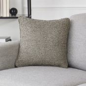 Luxury Designers Guild - Vezzano Moss Cushion (100% Feather Filled). Cleverly constructed from a
