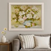 Exclusive Framed Gallery Art - Floral Painting. A grand panoramic wall statement print depicting