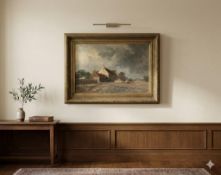 Oil painting, framed. 