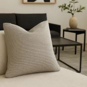 A pair Luxury Chase Erwin - Bessal Bronze Cushion (100% Feather Filled). Crafted from a high-end