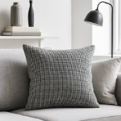 Luxury Dedar - Doppiopanama Cushion (100% Feather Filled). Thick, heavy-weight bicoloured panama
