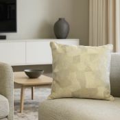 A pair. Cushion. Uncompromising textile luxury featuring a highly dimensional, full-coverage