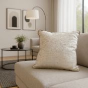 A Pair of Luxury. Cushion (100% Feather Filled). Crafted from an ultra-premium, low-key glamorous