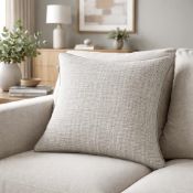 A pair Luxury. Textured Cushion (100% Feather Filled). An architectural design collision combining