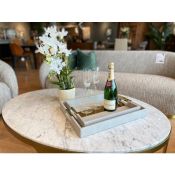 Faux Shagreen Trays – Set of 2. Matching pair of elegant accent trays displaying a deep grey