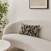 Luxury Fadini Borghi - Arlina Cushion (100% Feather Filled). High-end Italian cut velvet cushion