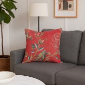 Luxury Colefax & Fowler - Olivia Cushion (100% Feather Filled). A magnificent, fantasy garden design
