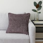 A pair Luxury Kirkby Design - Flare Cushion (100% Feather Filled). Features a spectacular, irregular