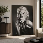 Exclusive Framed Gallery Art - Marilyn Monroe. Grand scale iconic photograph print of Marilyn