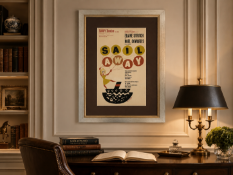 A Framed Vintage Theatrical Poster Print – Noël Coward's 
