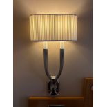 A Pair of Art Deco Style "Ruhlmann" Two-Light Wall Sconces by Chapman & Myers for Visual Comfort A