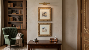 A Matching Pair of Framed Classical Landscape Prints After John Varley OWS (1778–1842) These