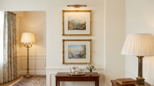 A Pair of Framed Classical Landscape Prints After John Varley OWS (1778–1842) A matched decorative