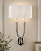 A Pair of Art Deco Style "Ruhlmann" Two-Light Wall Sconces by Chapman & Myers for Visual Comfort A