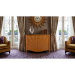 Art Deco Style Maple Credenza Cabinet by Francesca Molon An exceptional, masterfully crafted