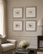 A Set of Four Framed Art Nouveau Jewellery Design Prints after René Lalique (1860–1945) A cohesive