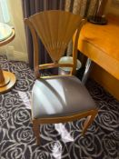 An Art Deco Style Maple Fan-Back Side Chair by Francesco Molon A high-end designer side chair by