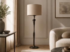 A 'Woman 1' Giacometti Style Floor Lamp by Porta Romana A highly sought-after contemporary