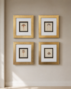 A Set of Four Framed Art Nouveau Jewellery Design Prints after René Lalique (1860–1945) A cohesive