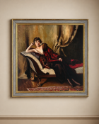 A Large Giclée Fine Art Print After John Quincy Adams (1874–1933) A substantial square