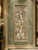 A Large Contemporary South-East Asian Style Bas-Relief Trompe-l'œil Fine Art Print A substantial and