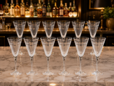 12 x Plaza Champagne Flute J G Durant [Part # 5322]