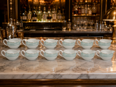 9 x The Savoy by Wedgwood Delphi Cream Large 18cl [Part 4674]