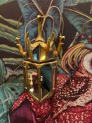 Set of 8 x Kare Design Gold Rhinoceros Beetle Wall Mirror A quirky and highly decorative