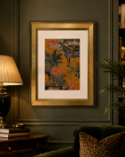 Framed Contemporary Botanical Safari Wall Art Inject a touch of exotic, eclectic charm into your