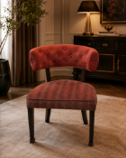 Dining chair Boutique Hospitality Dining Chair upholstered in Arley House Jaipur, Collection Azure