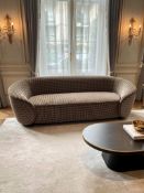 A Premium Contemporary Curved Sofa – Arley House Houndstooth A highly elegant and beautifully