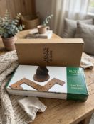 A lot comprising two new, boxed luxury gaming sets from premium British maker Jaques of London, each