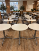 10 x SM France premium commercial contract bistro table, featuring a weather-resistant, seamless
