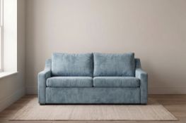 Sofa Bed - Teal Velvet Upholstered Sofa Bed Custom-manufactured to exceptional hospitality standards