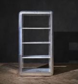 Timothy Oulton Aviator Blackhawk Hercules Bookcase in Spitfire is a monumental, industrial