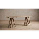 Timothy Oulton A Frame Console 220 x 52cm — Light Natural Oak Spanning an impressive 220cm in